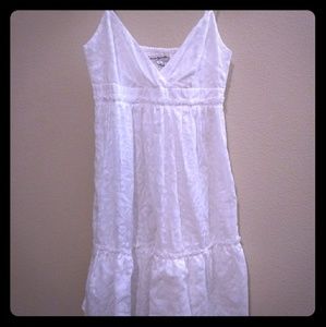 American Eagle White Babydoll Sundress